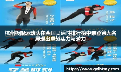 杭州极限运动队在全国灵活性排行榜中荣登第九名展现出卓越实力与潜力